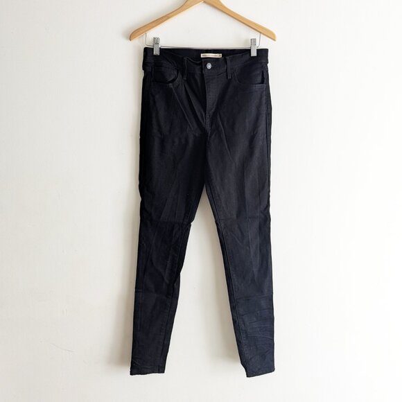 Black Levis 720 High Rise Super Skinny Size 29 - Picture 2 of 3